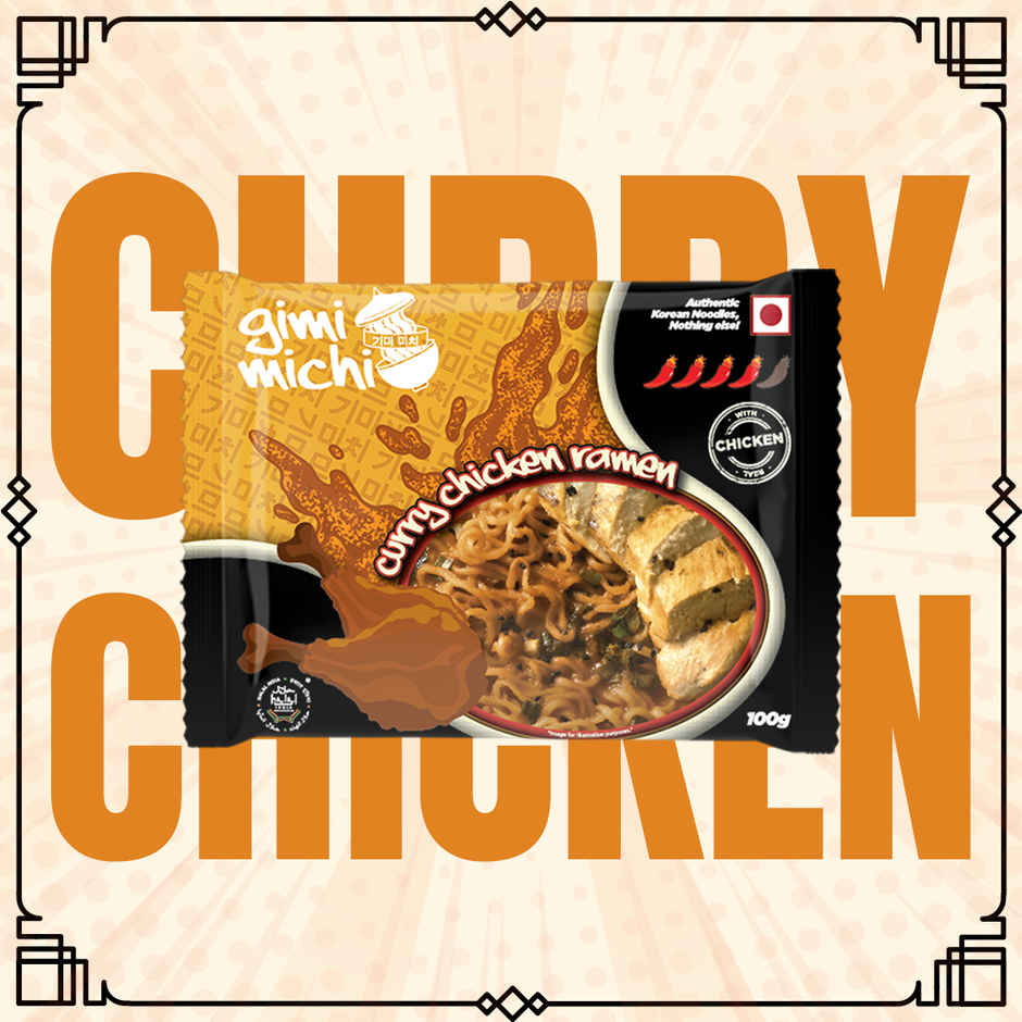 Gimi Michi Curry Chicken Ramen Instant Noodles