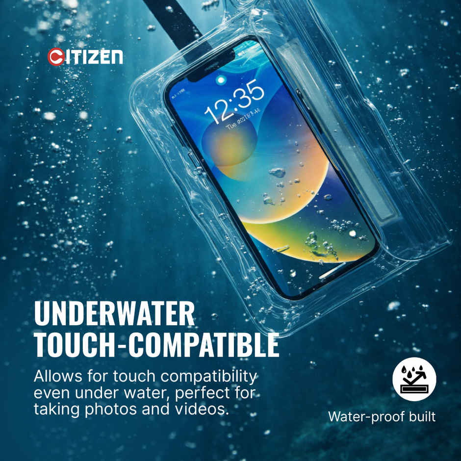 Citizen Waterproof Pouch with Adjustable Strap