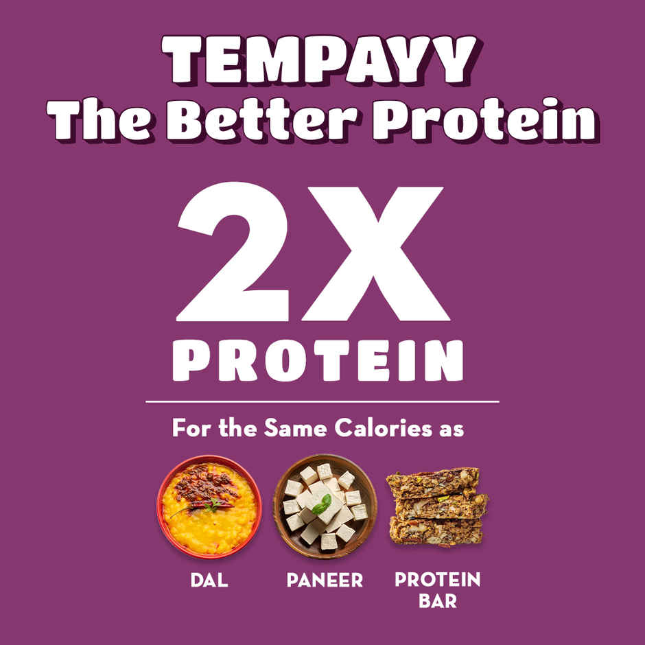 Hello Tempayy 40g Protein Peri Peri Tempeh Cubes |Low Fat & High Fibre