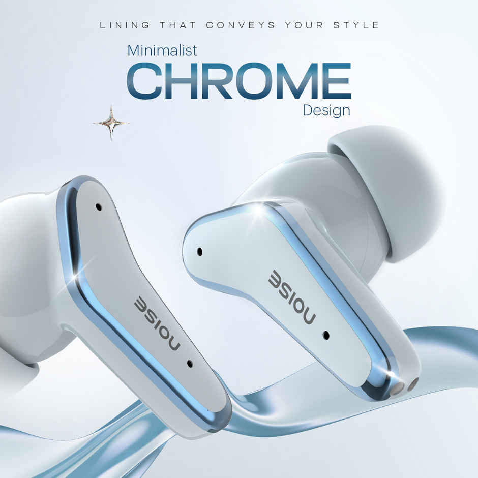 Noise Buds VS102 Elite 50H Battery 4 Mic ENC 11mm Driver Instacharge TWS Earbuds | Sky Blue