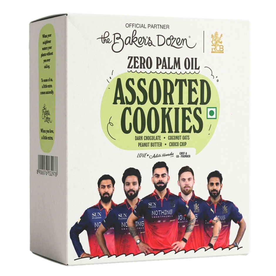 The Baker's Dozen Assorted Cookies | Dark Chocolate, Coconut Oats & Peanut Butter Cookies