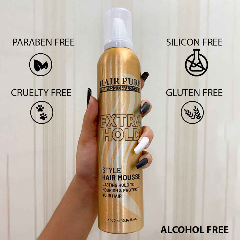 Hair Pure Hair Mousse Extra Hold