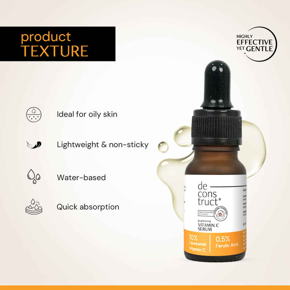 Deconstruct 10% Vitamin C Serum | Targets Dull & Uneven Skin Tone
