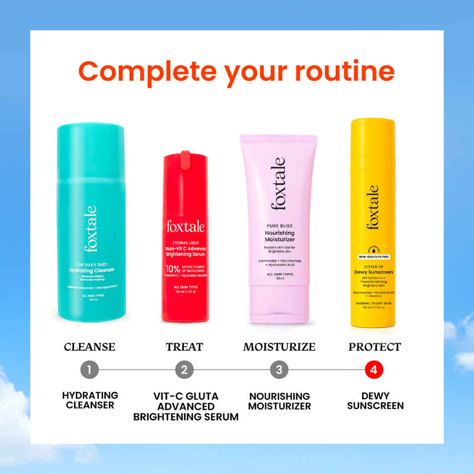 Foxtale Dewy Sunscreen SPF 50 PA++++