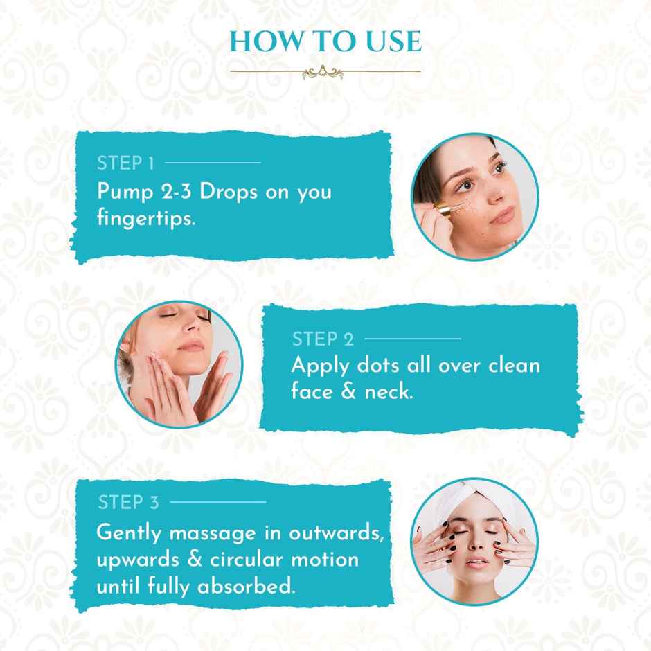 Khadi Essentials HA & Vitamin C Face Serum Face Serum for Hydration, Glow & Bright Skin