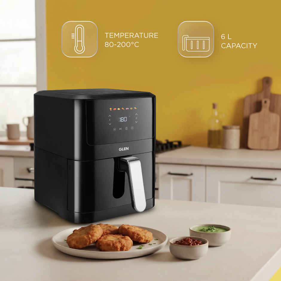 Glen Digital Fryer 6 Ltr ,Black,(Sa 3042)