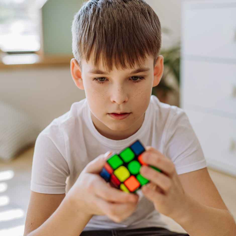 Apex 3x3 Magic Puzzle Cube | Speed Cube Brain Teaser | Educational Toy