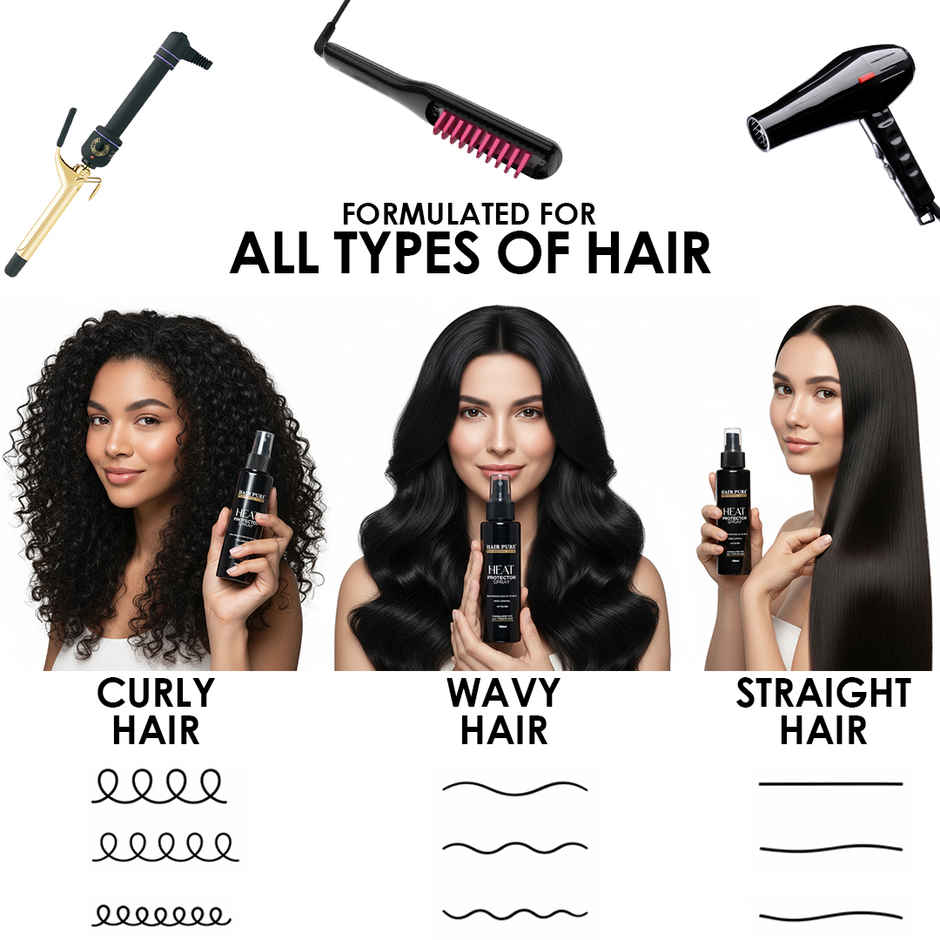 Hair Pure Heat Protector Hair Spray