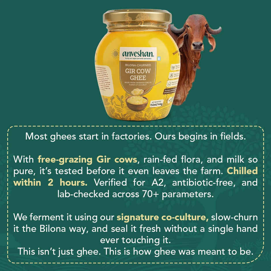 Anveshan A2 Gir Cow Ghee