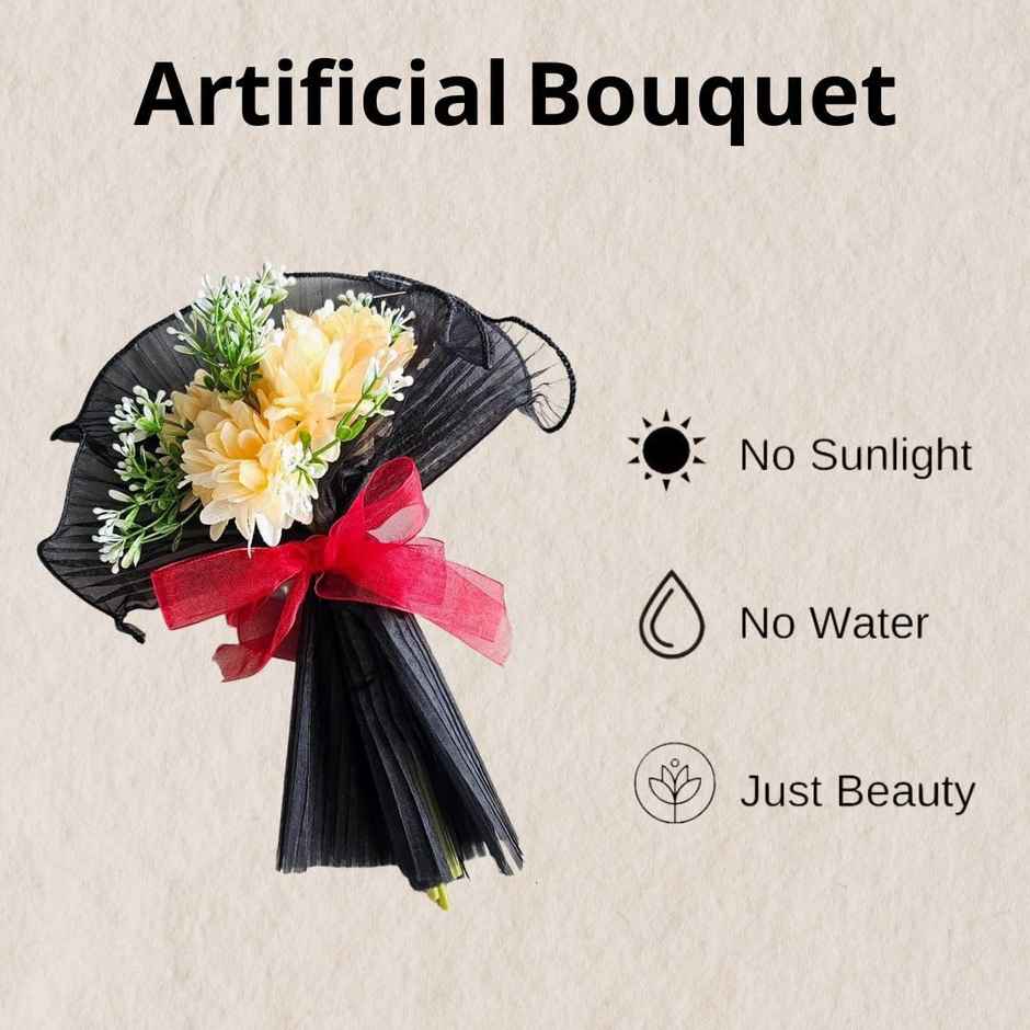 Artificial Dahlia Flower Bouquet | Satyam Kraft