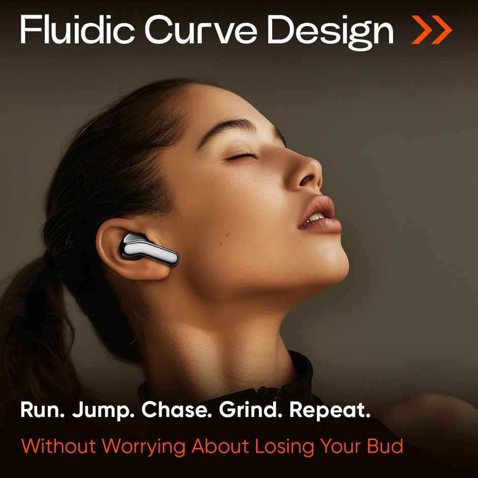 Mivi DuoPods i6 TWS | Engineered for Athletes | 13 mm Bass | 55H Playtime | Black | True Wireless