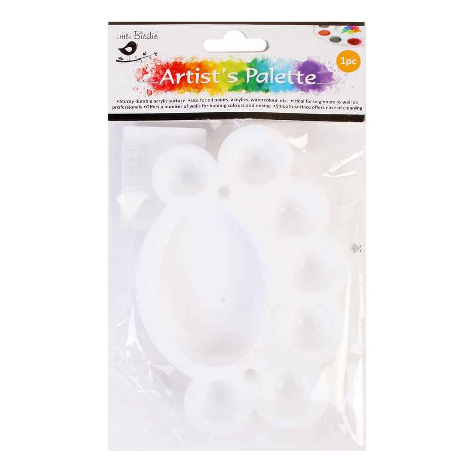 Itsy Bitsy Artist Colour Mixing Palette 8 Wells 5.5 x 3.75 Inch Ib
