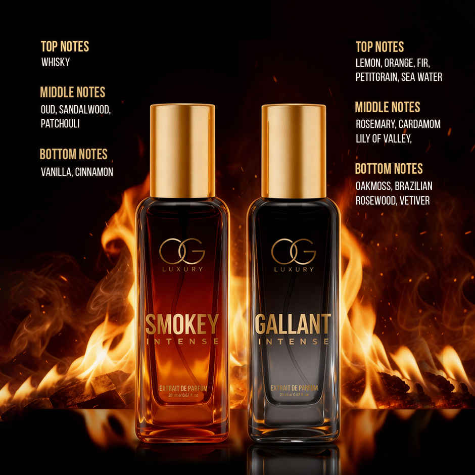 OG Luxury Intense Flame Combo | Extrait De Parfum | Long-Lasting Premium Perfume for Men