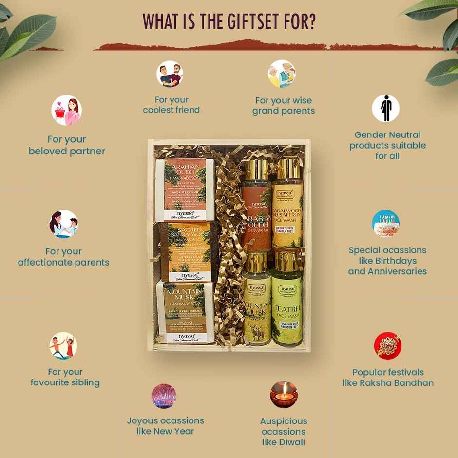 Nyassa In the Woods Gift Box - Wooden Gift Set