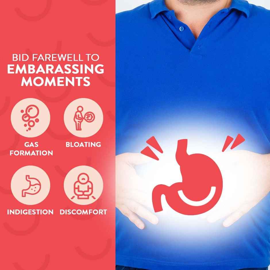 Happy Cultures Goodbye Gas | Digestive Enzymes Probiotics |30pcs