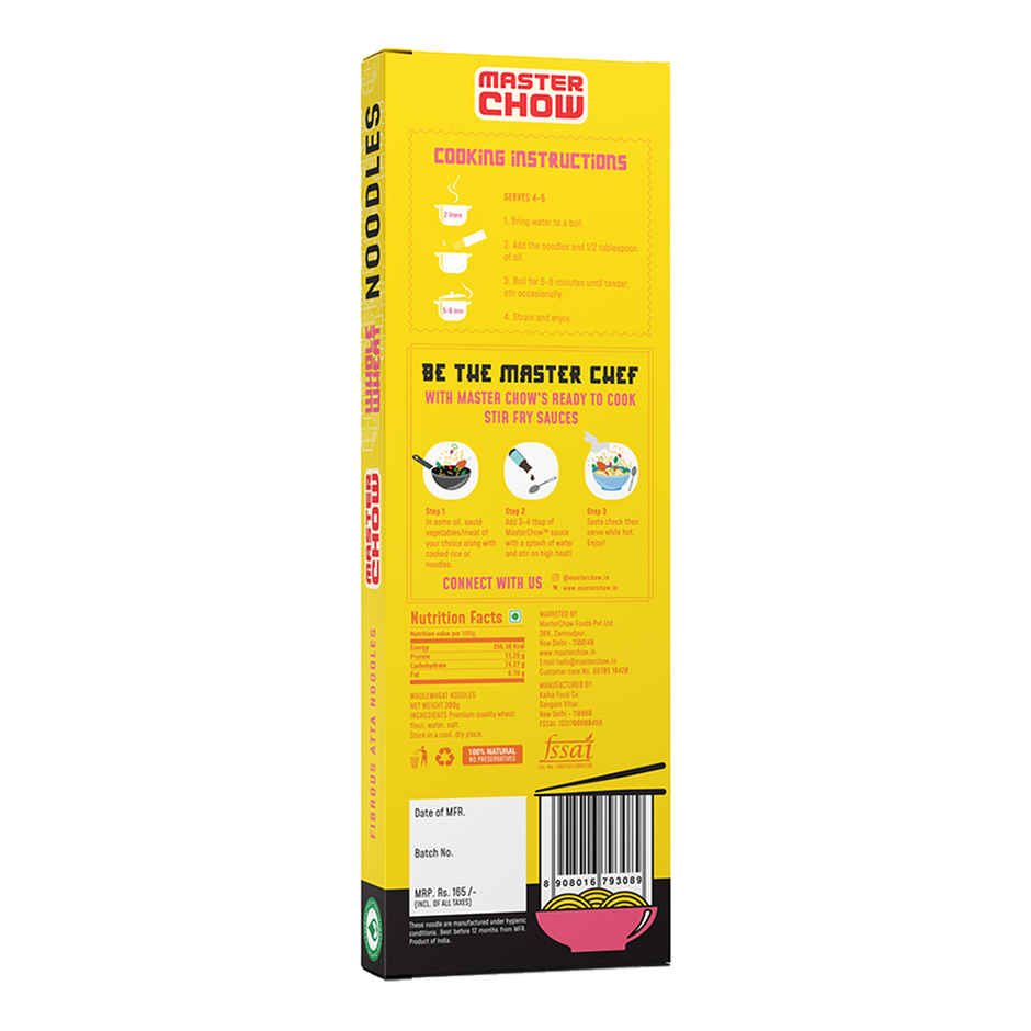 MasterChow Healthy Whole Wheat Noodles