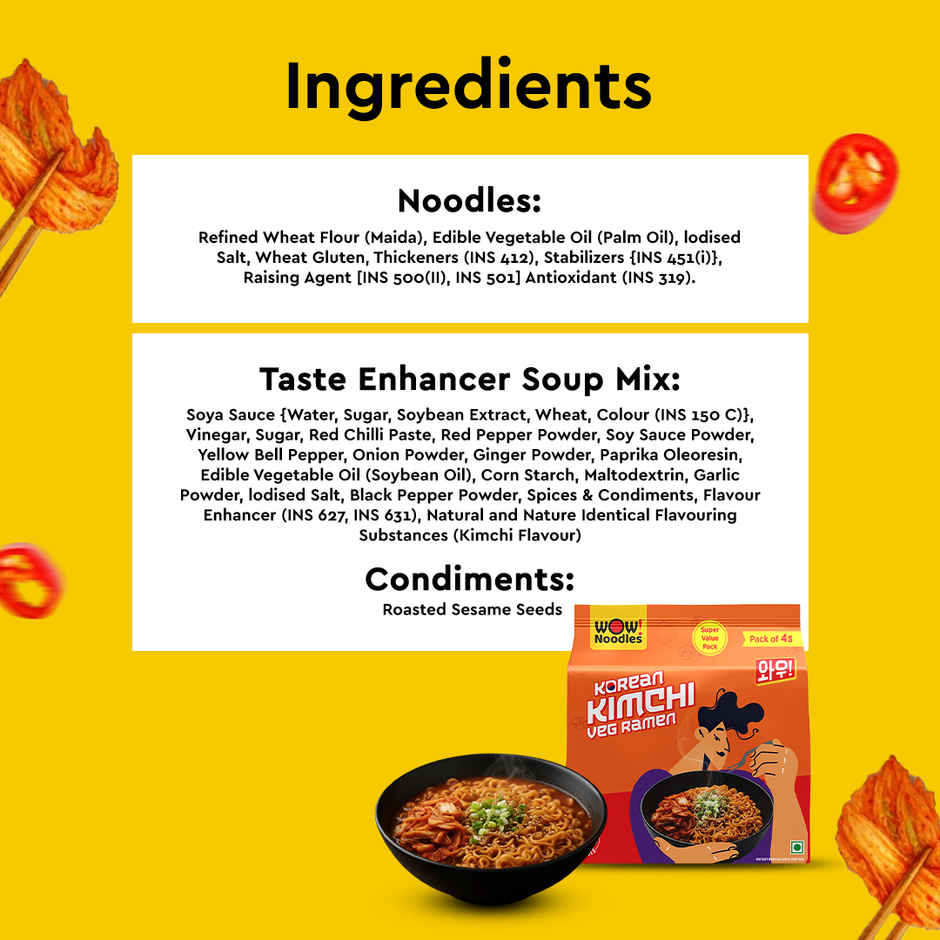 Wow! Noodles Korean Kimchi