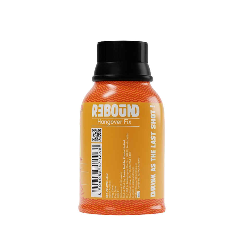 Rebound Lime Hangover Fix Drink(60ml) & Rebound Orange Hangover Fix Drink(60ml) Combo