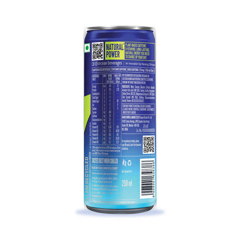 O'cean Energy Drink with Green Tea Extract