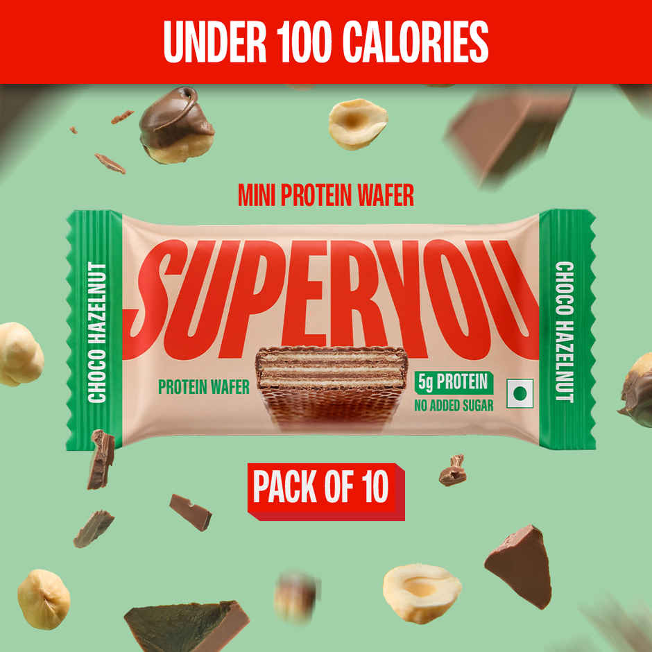 SuperYou Mini Choco Hazelnut Protein Wafer Bar