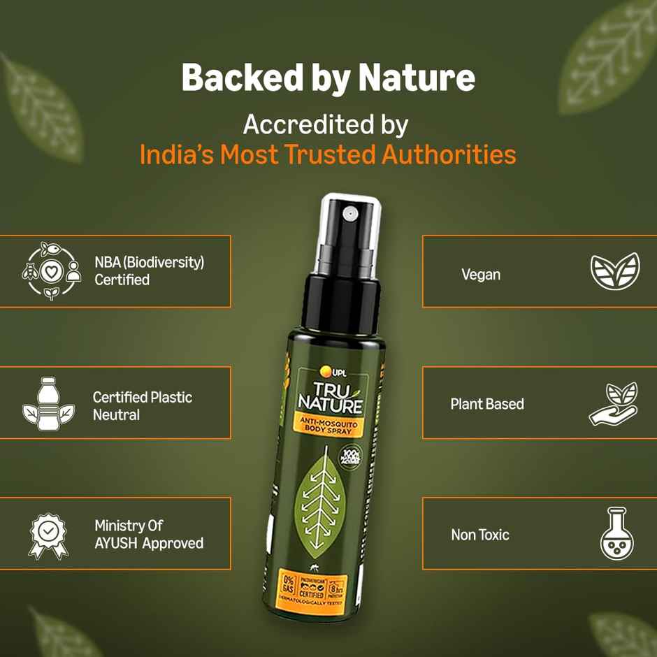 Tru Nature Anti Mosquito Body Spray | Paediatrician Certified