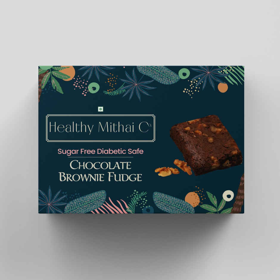 Healthy Mithai Co Sugar Free Chocolate Brownie Fudge