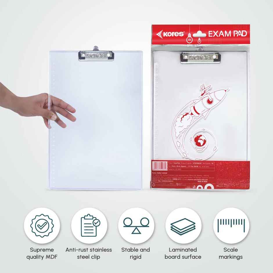 Kores Transparent Exam Pad