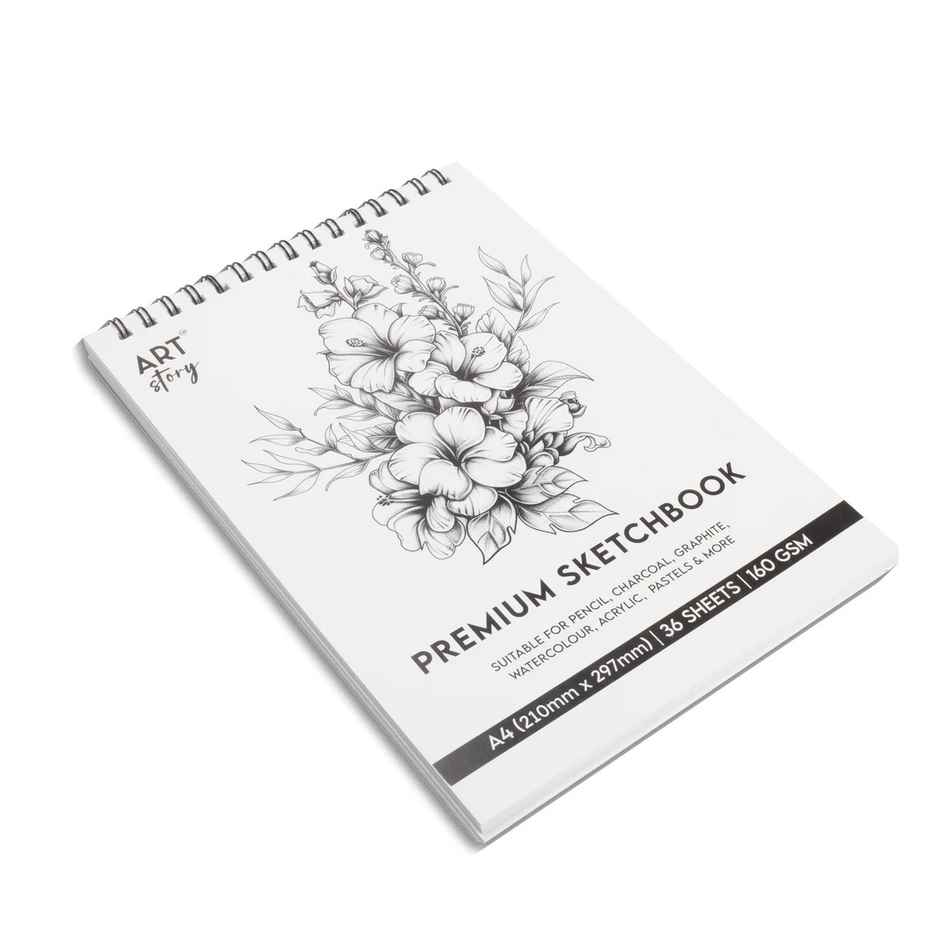 Itsy Bitsy Premium Sketchbook Top Wiro With Hanger A4 160gsm 36 Sheets