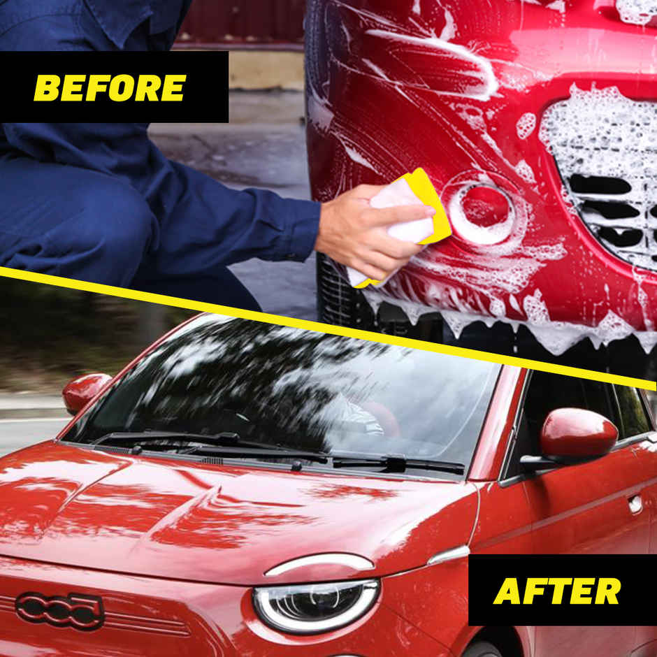 Motomax Premium Non-Scratch Double-Sided Sponge, Ideal for cleaning wheels, cars, bikes