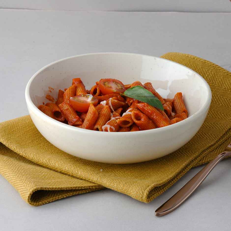 BlackCarrot Red & White Snack Bowl Set | Animal Bone Ash Free Stoneware