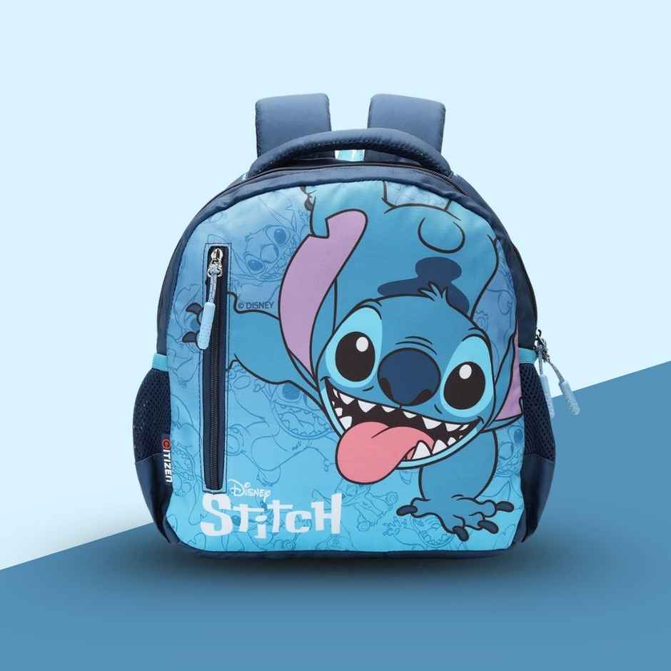Stitch Grin Mischief Mini Bag | 12 Inch | 1.5-5 Years | Play School / Nursery / LKG / UKG