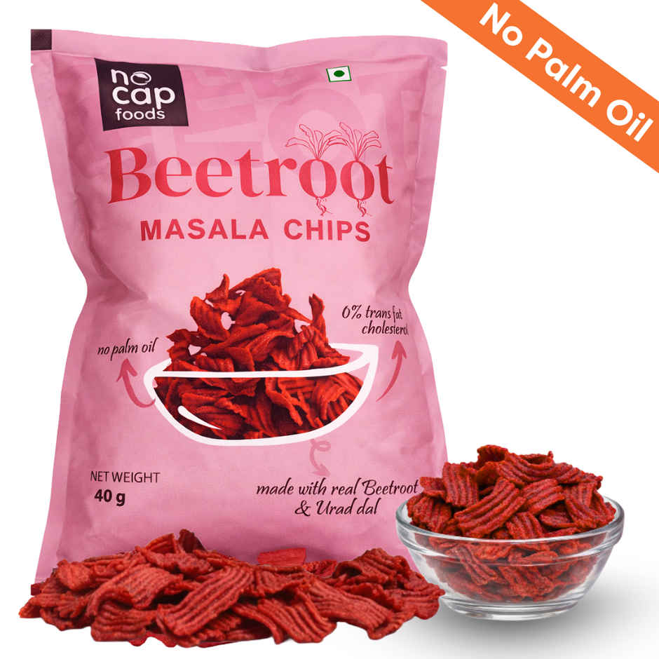 Nocap Beetroot Masala Chips