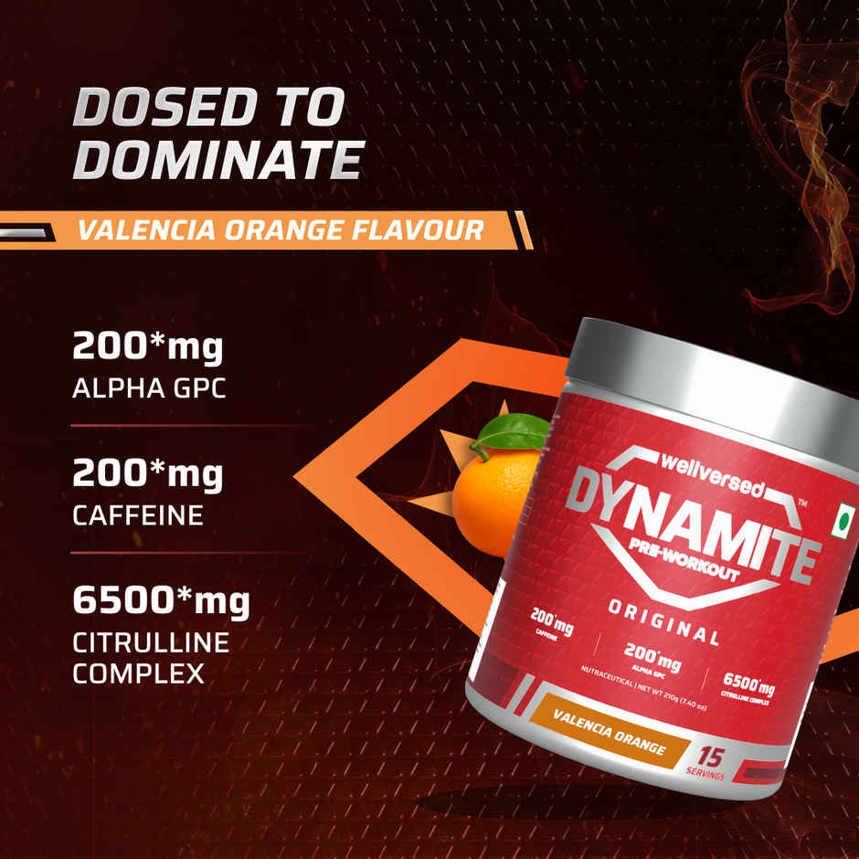Dynamite Pre-Workout (15 Servings) Valencia Orange