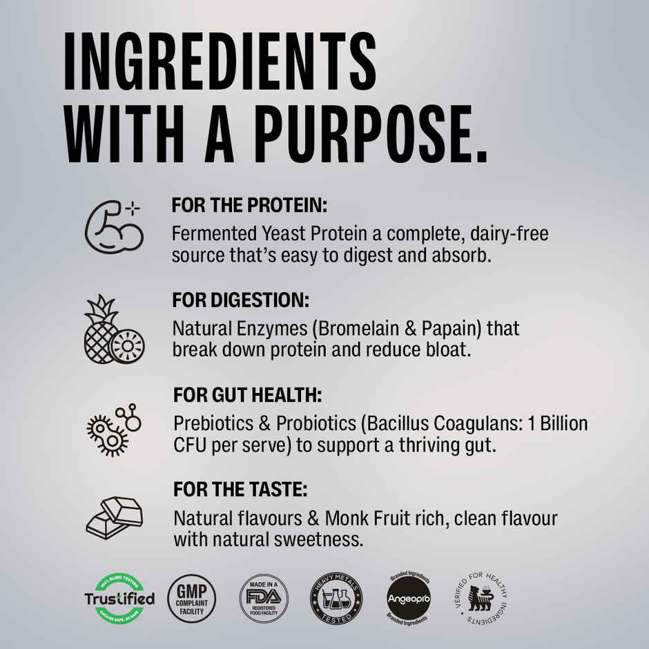 SuperYou Pro Fermented Yeast Protein- Coffee | 24g Protein Per Scoop