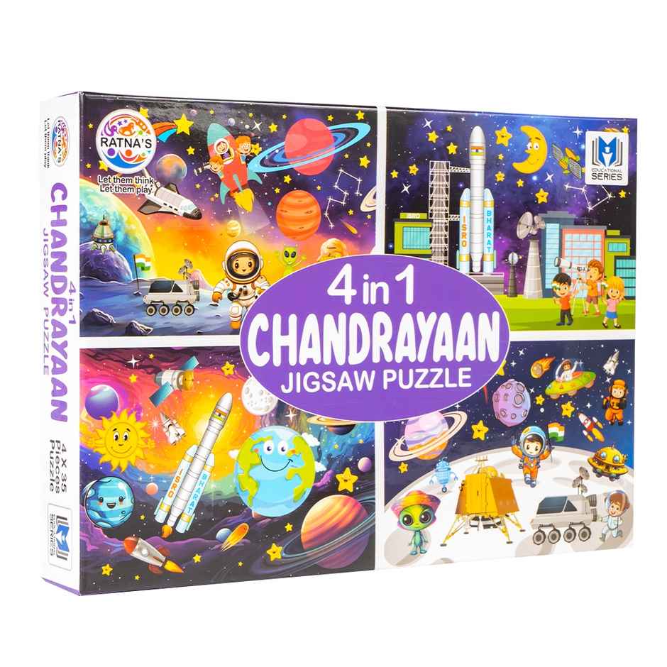 Ratna's 4In1 Chandrayaan Jigsaw Puzzle