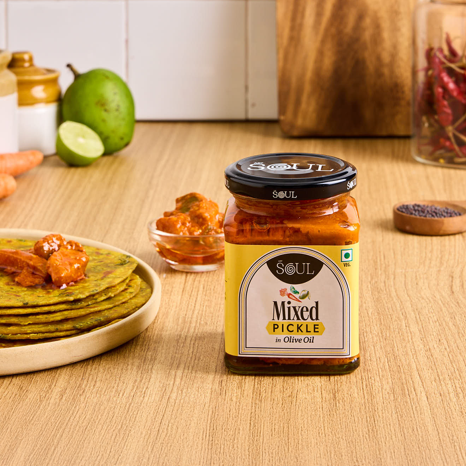 ADF Soul Mixed Pickle In Olive Oil
