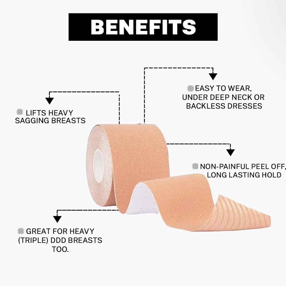 House of Beauty Breast & Body Tape 2 Inch | Natural Lift & Body Coverage