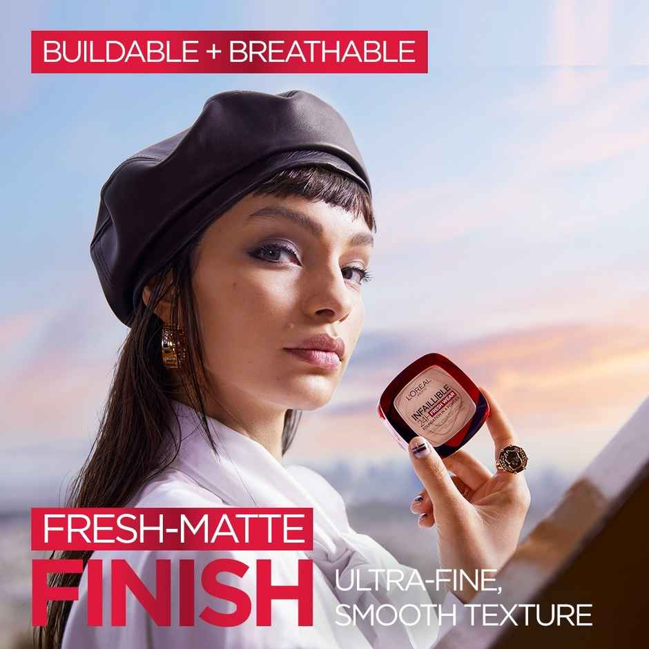L'Oreal Paris Infallible 24H Fresh Wear Foundation In A Powder, 20 Ivory