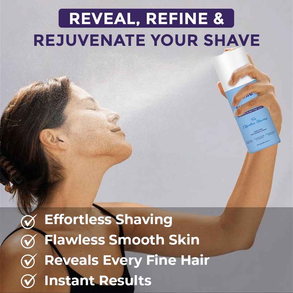 Sanfe Facial Hair Identifier Spray | For Shaving Dermaplaning For Women Prevents Razor Cuts