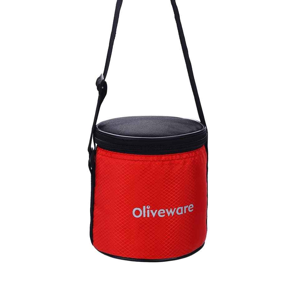 Oliveware Lovely Stylo Lunch Box - Red