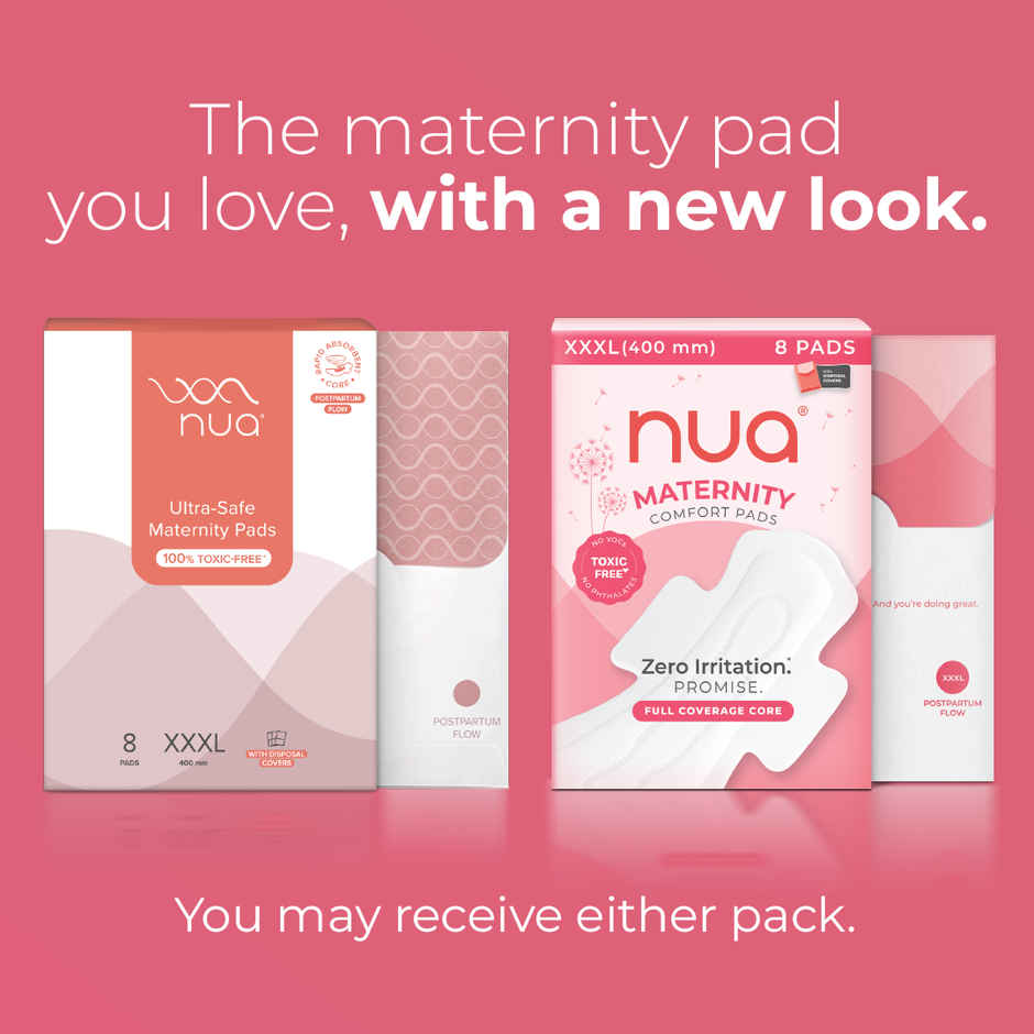 Nua Comfort Maternity Pads 400mm XXXL | For Postpartum Flow