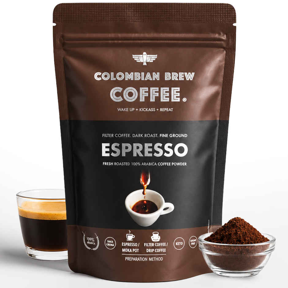 Colombian Brew Espresso Filter Coffee Powder