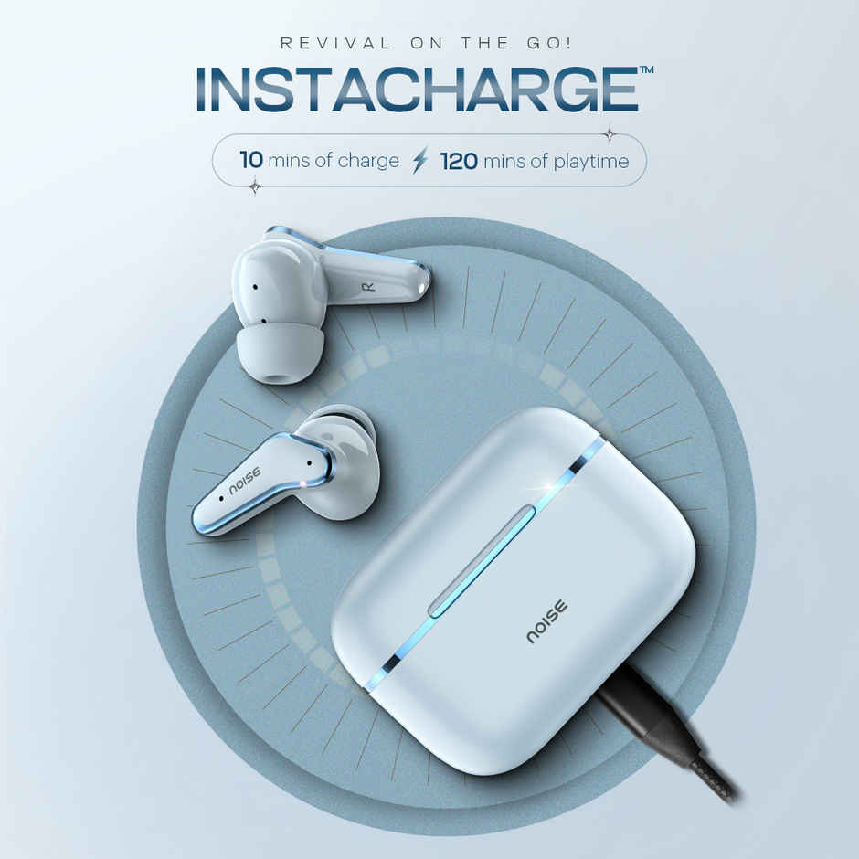 Noise Buds VS102 Elite 50H Battery 4 Mic ENC 11mm Driver Instacharge TWS Earbuds | Sky Blue