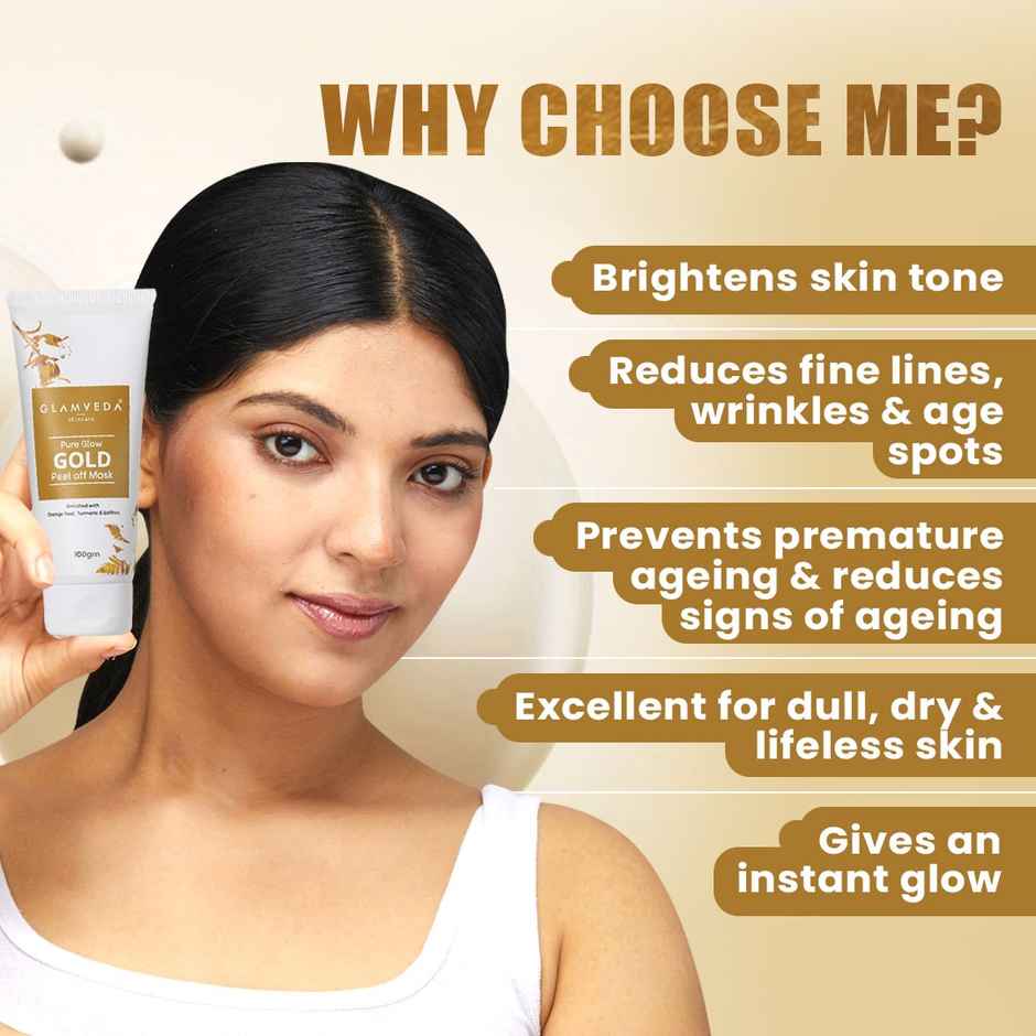 Glamveda Pure Glow Gold Peel Off Mask