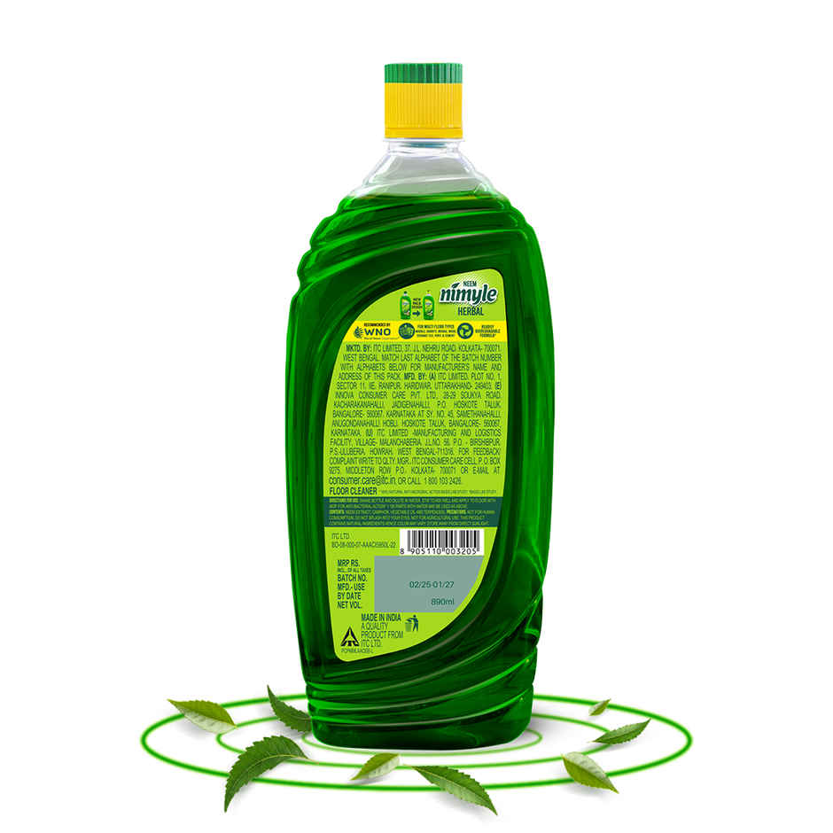 Nimyle Herbal Floor Cleaner | 99.9% Anti-Bacterial | Kid & Pet Safe