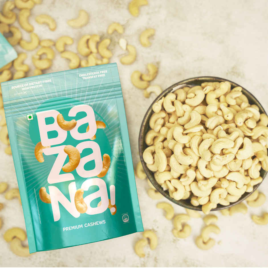 Bazana Handpicked Raw Cashews | Superior Quality