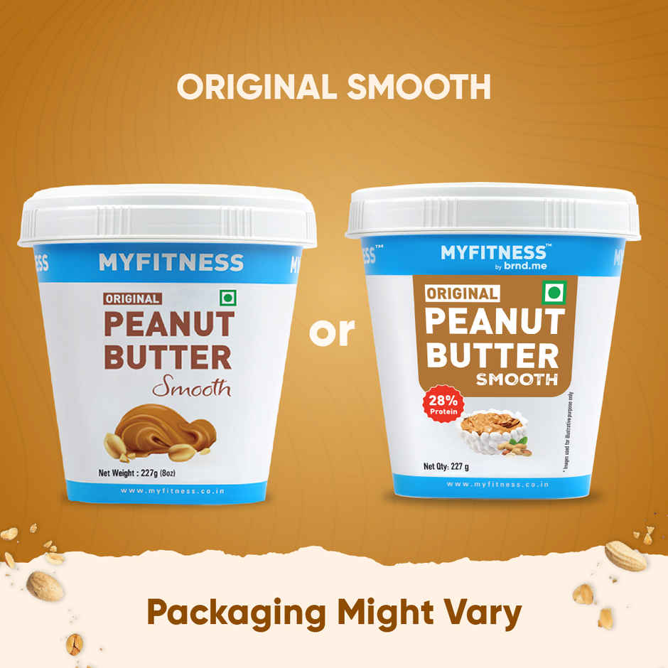 MyFitness Original Peanut Butter Smooth Spread | High Protein