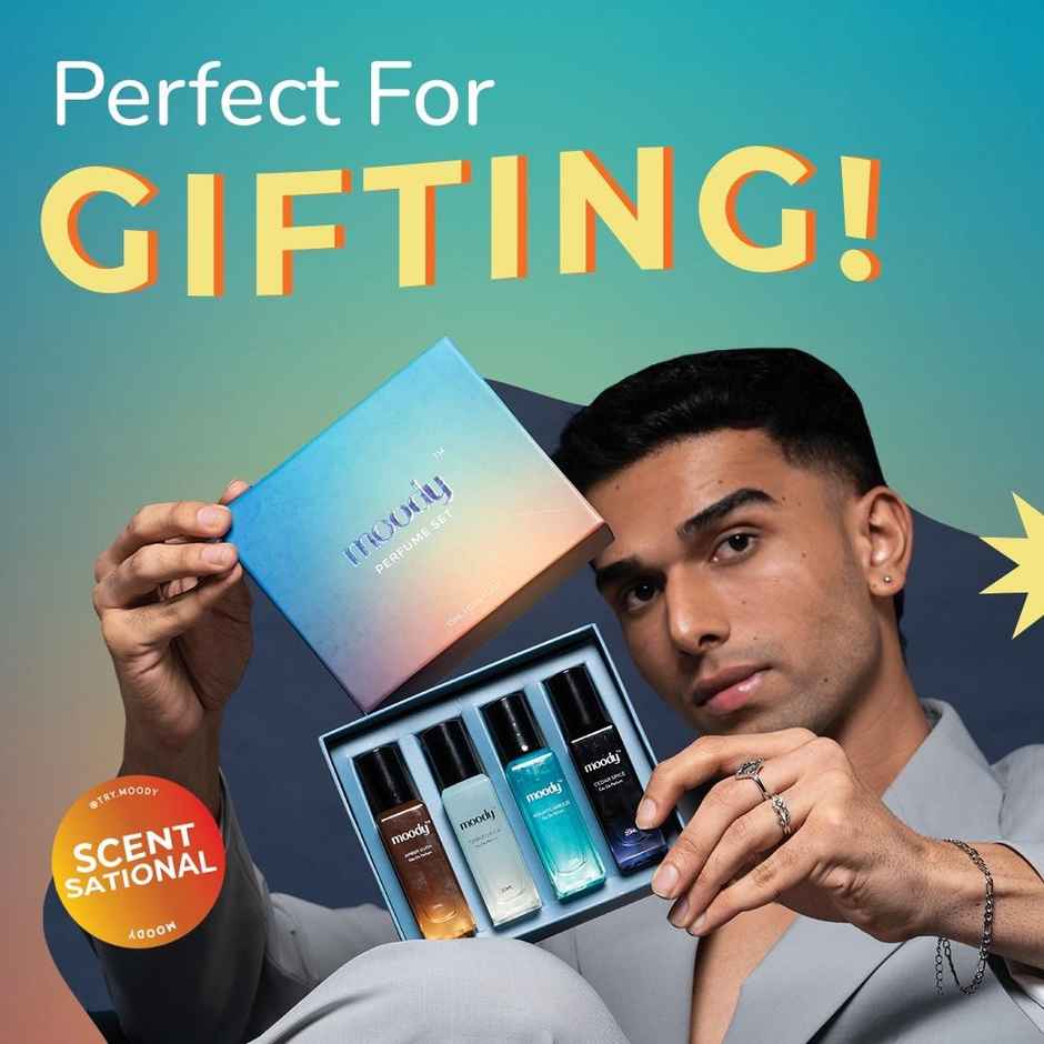 Moody Perfume Gift Set Of 4 For Men