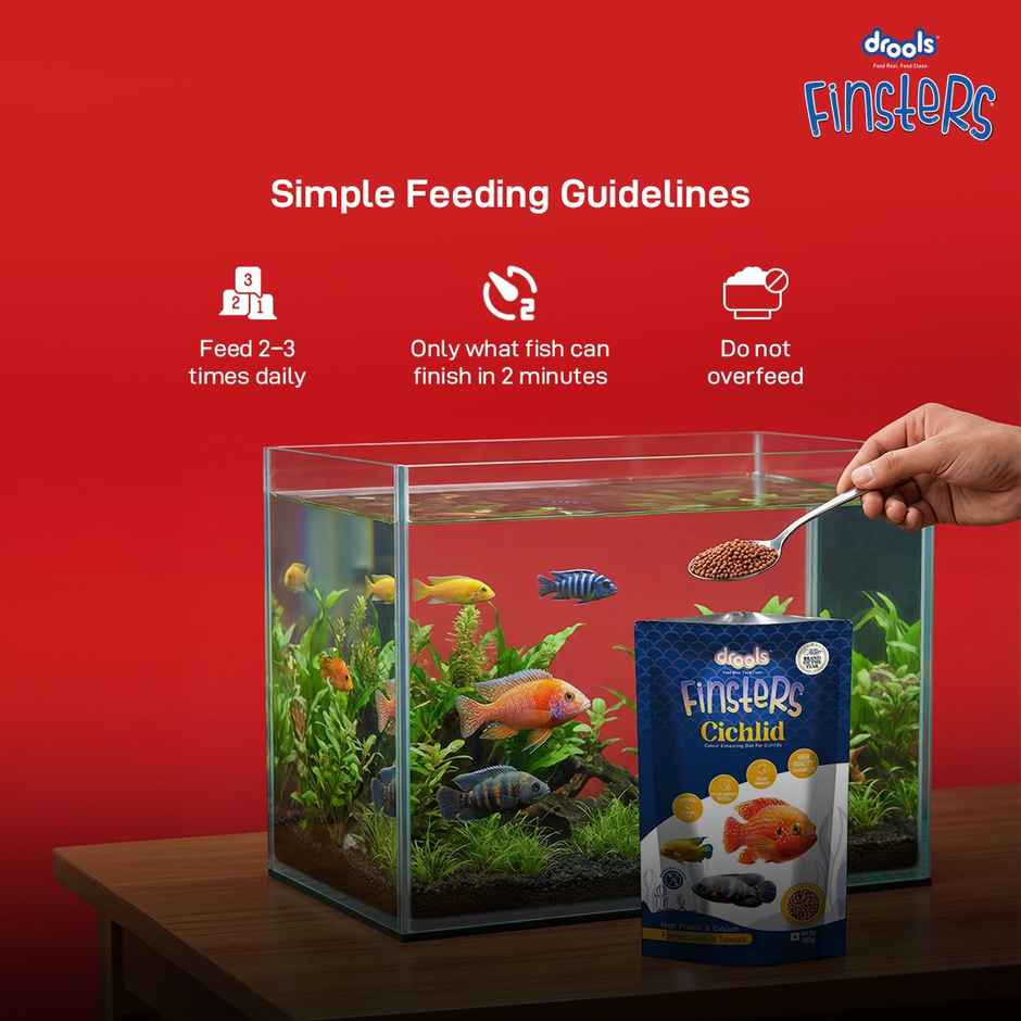 Drools Finsters Cichlid Fish Food