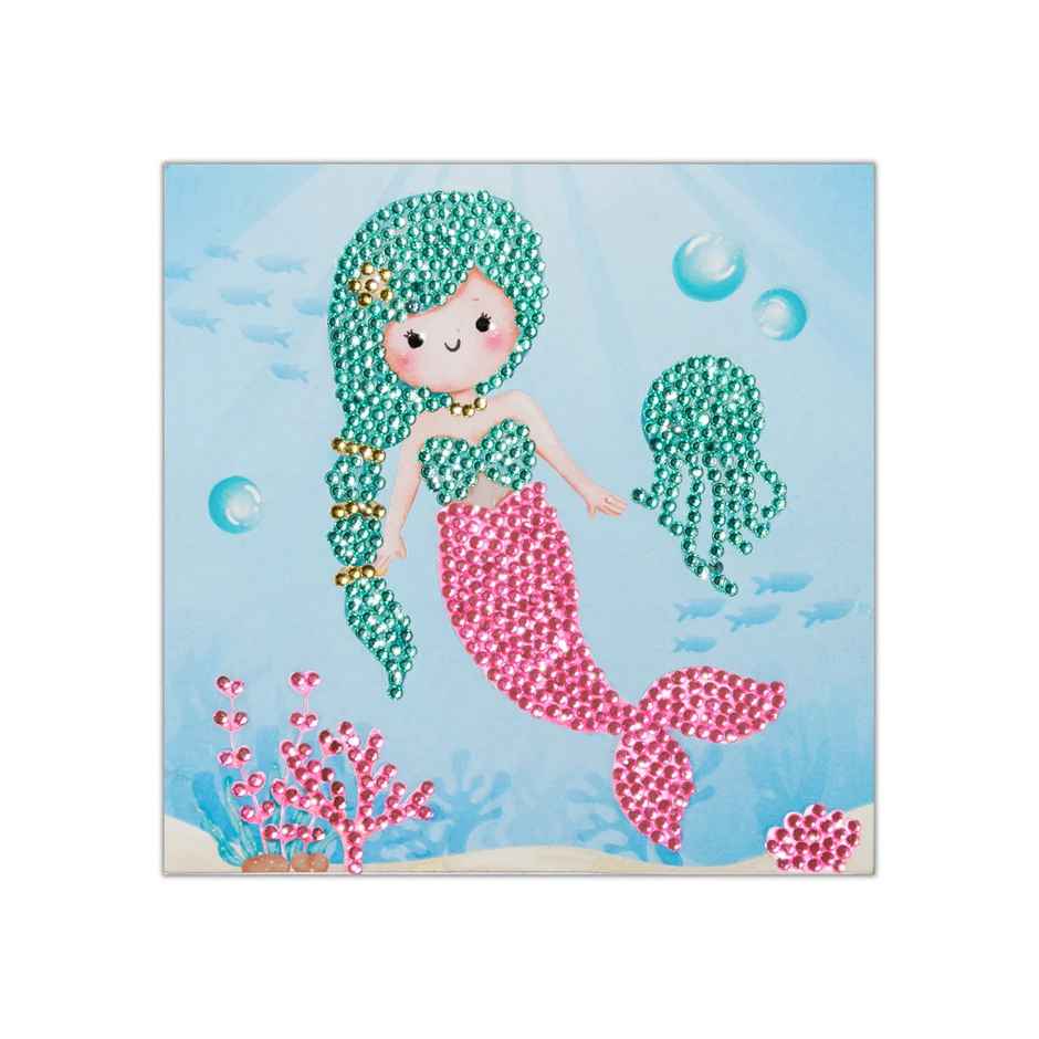 Itsy Bitsy Diy Diamond Painting Kit Mermaid 1 Box Lb